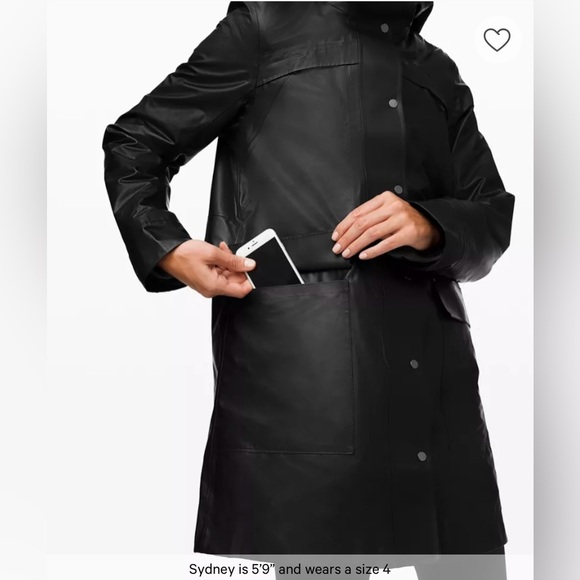 Lululemon Into the drizzle waterproof rain coat - Picture 4 of 8